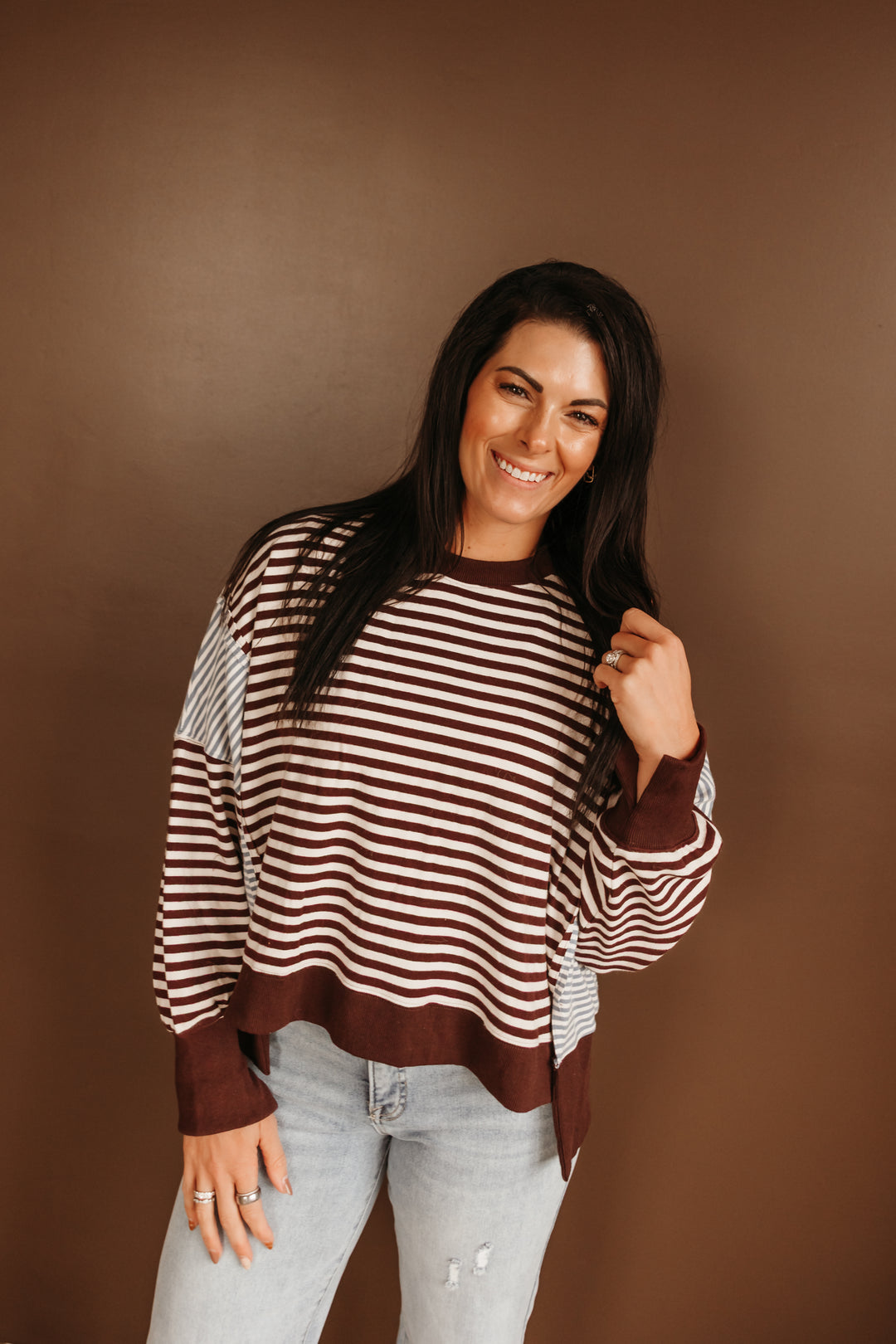 Striped Sweatshirt