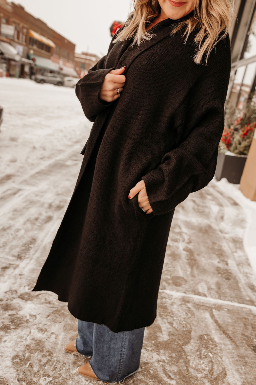 Open Front Duster Cardigan