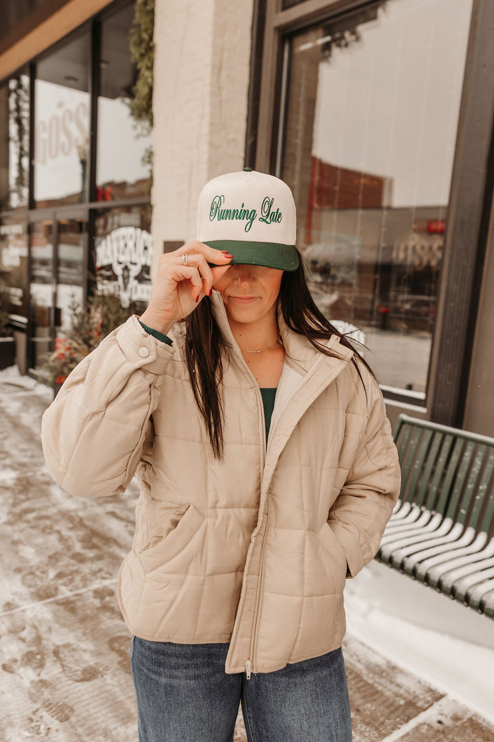 Running Late Trucker Hat
